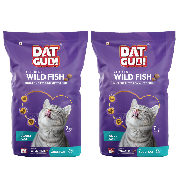 DatGud Chicken & Wild Fish, Adult Dry Cat Food
