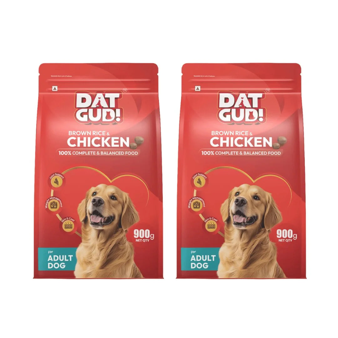 DatGud Brown Rice & Chicken, Adult Dry Dog Food
