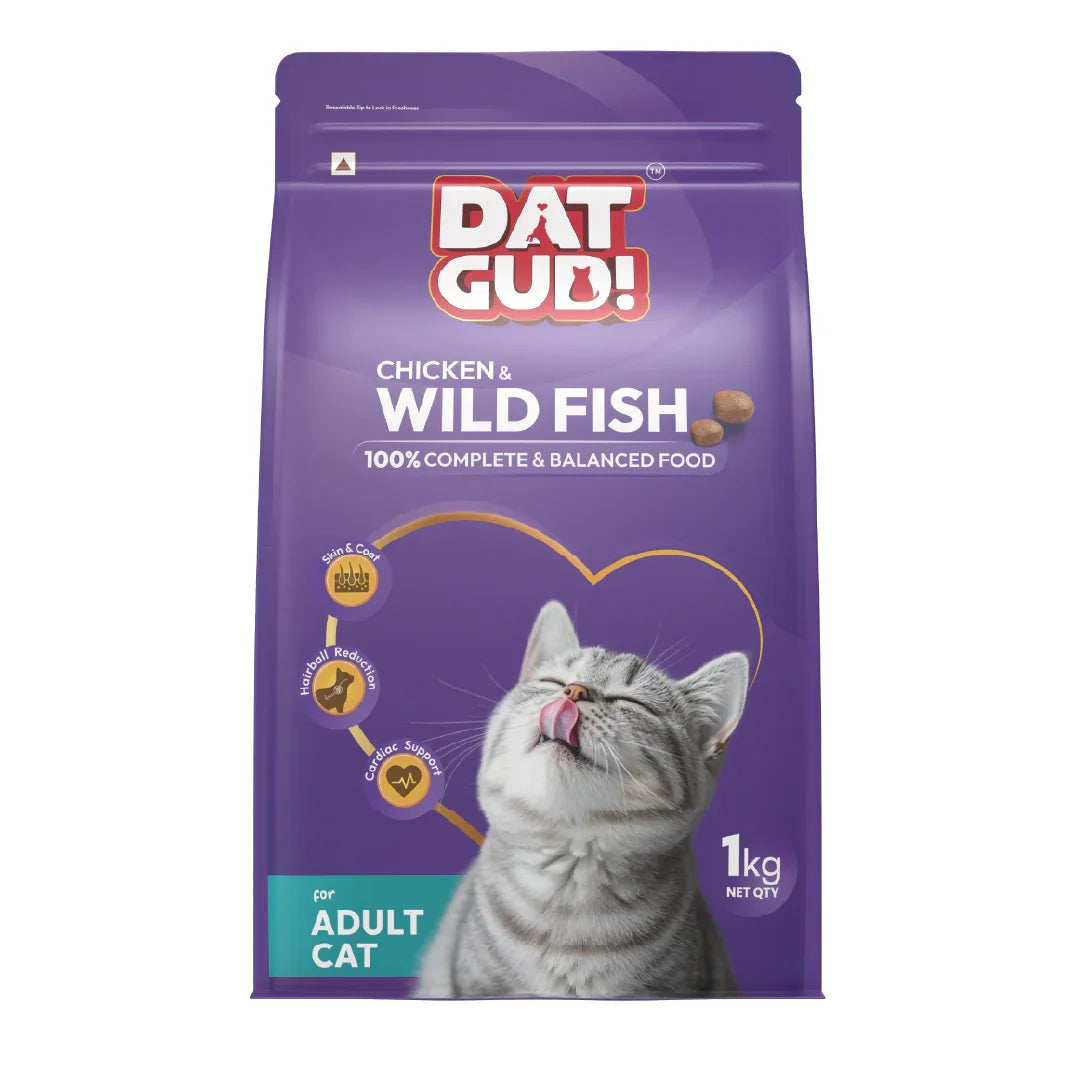 DatGud Chicken & Wild Fish, Adult Dry Cat Food