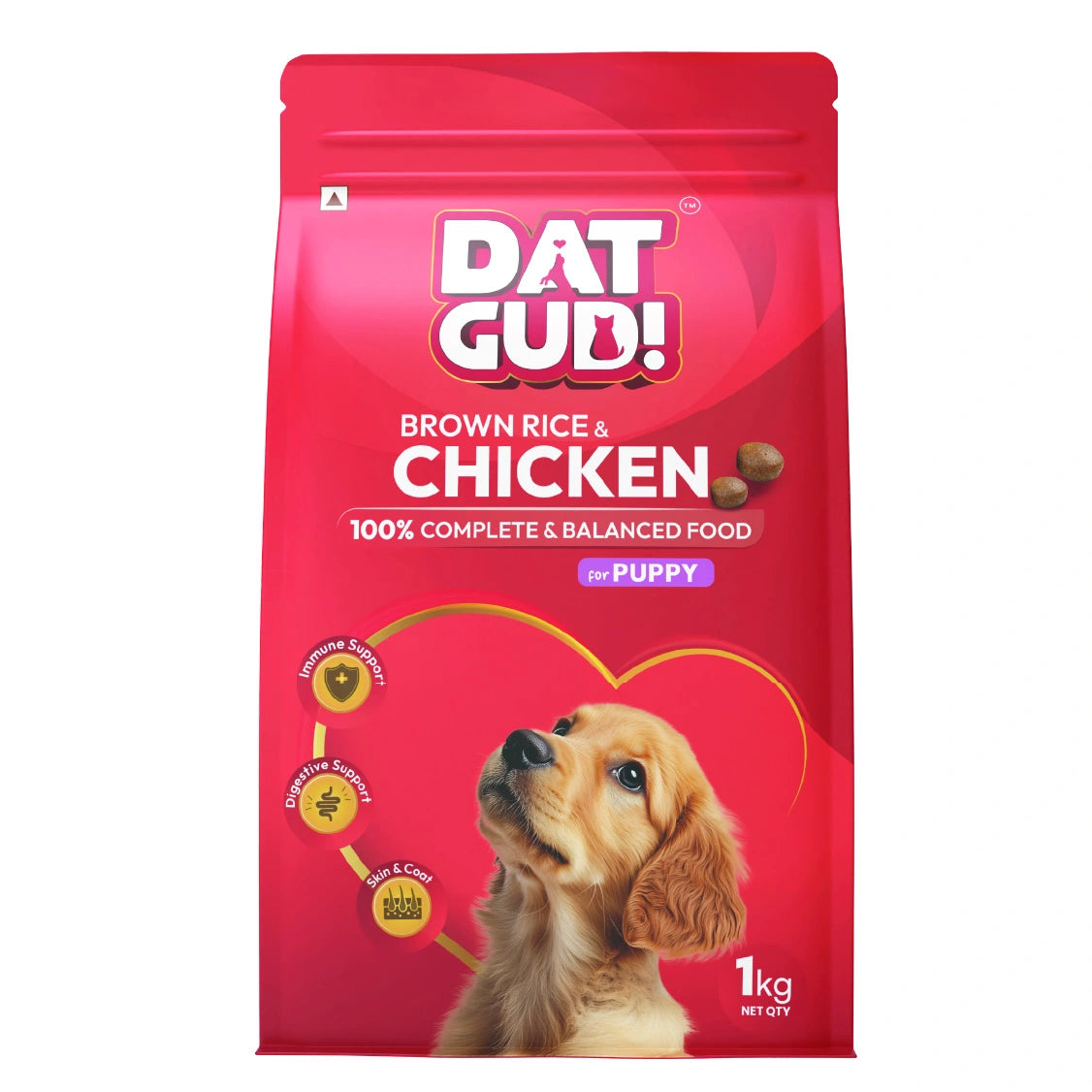 DatGud Dry Dog Food - Chicken and Brown Rice for Puppy