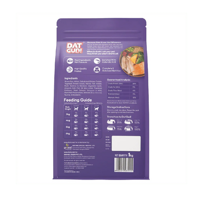 DatGud Chicken & Wild Fish, Adult Dry Cat Food - DatGud
