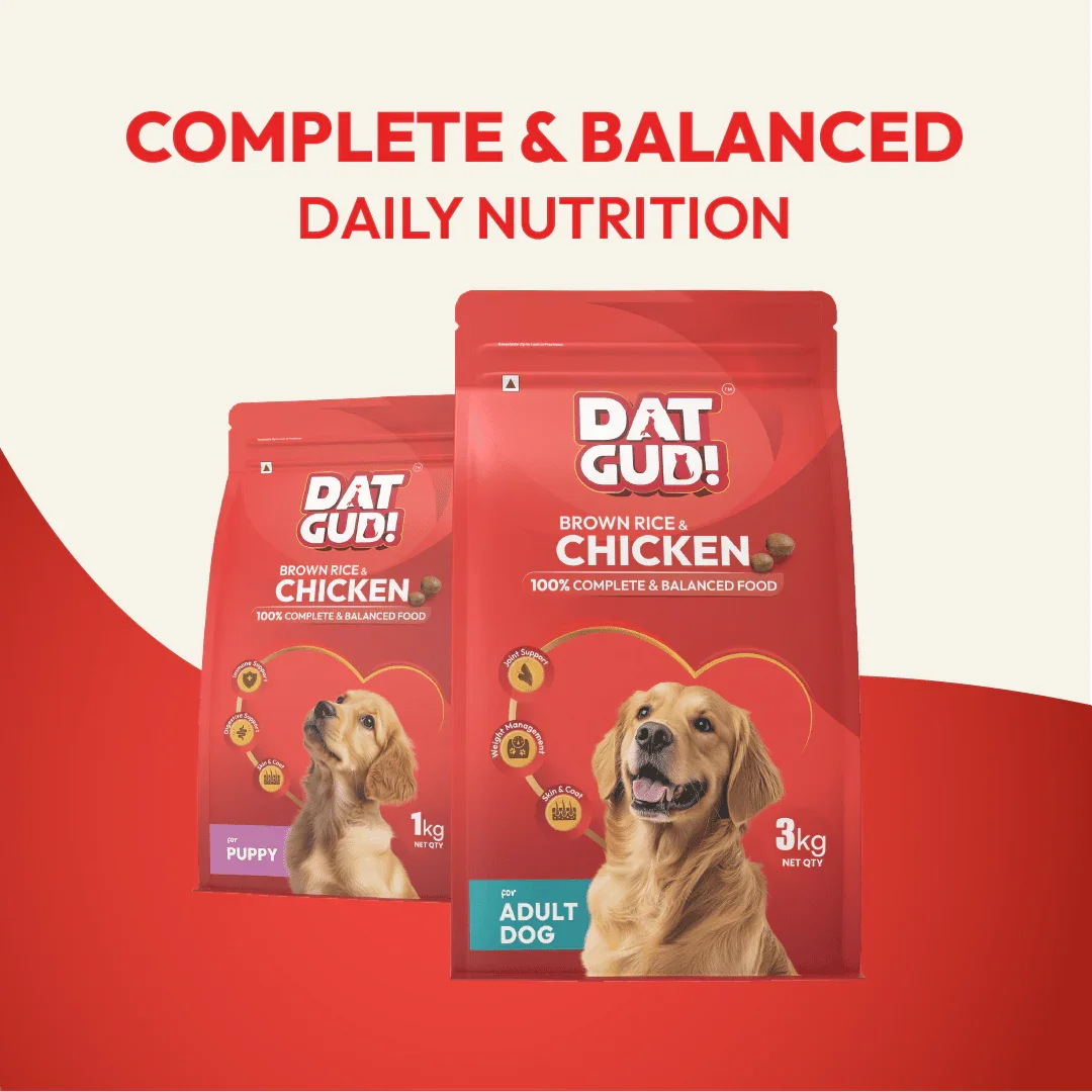 DatGud Brown Rice & Chicken, Dry Dog Food | Puppy - DatGud