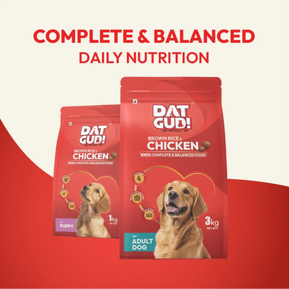 DatGud Brown Rice & Chicken, Dry Dog Food | Puppy - DatGud