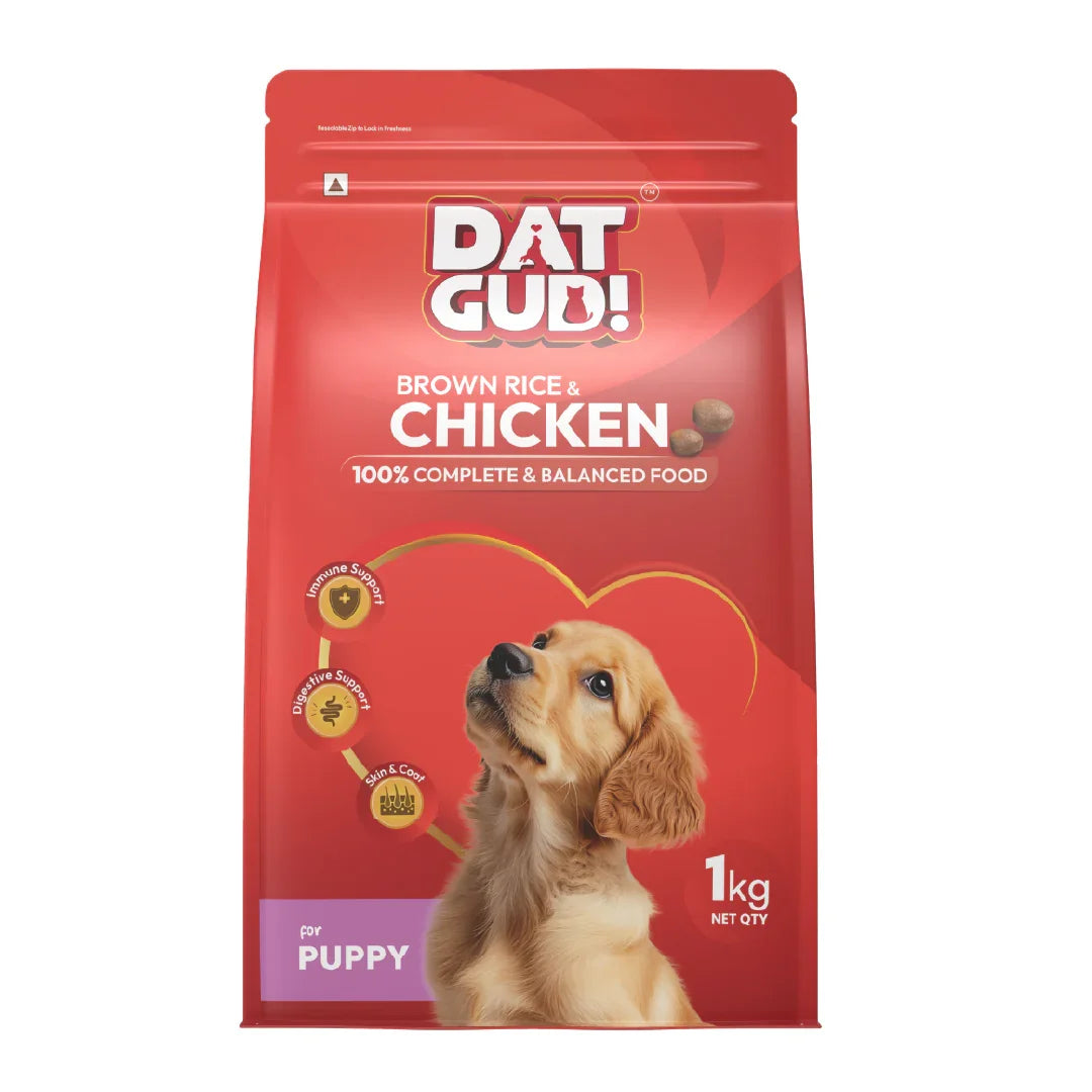 DatGud Brown Rice & Chicken, Dry Dog Food | Puppy