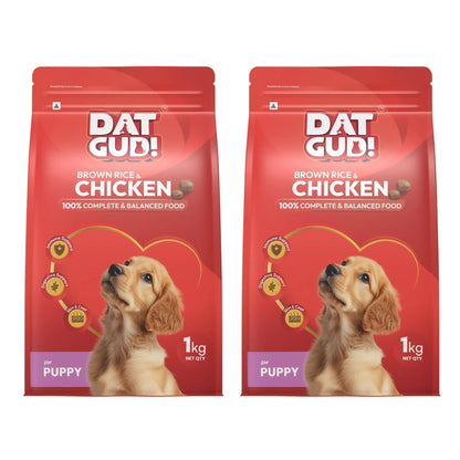 DatGud Brown Rice & Chicken, Dry Dog Food | Puppy - DatGud