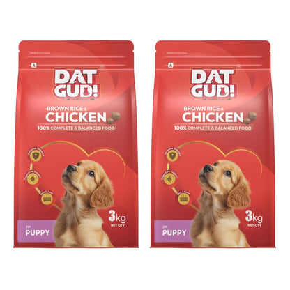 DatGud Brown Rice & Chicken, Dry Dog Food | Puppy - DatGud